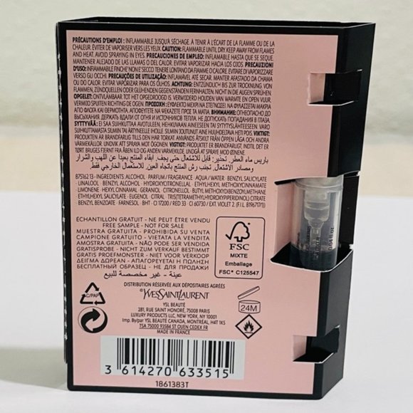 🌷NEW🌷 Yves Saint Laurent Mon Paris Spray 1.2 mL - Picture 3 of 9